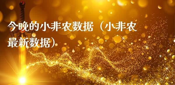 今晚的小非农数据（小非农最新数据）