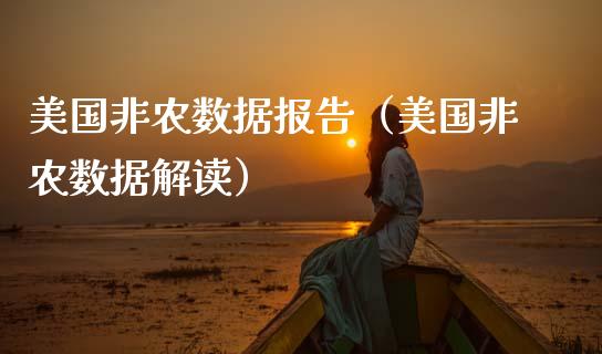 美国非农数据报告（美国非农数据解读）