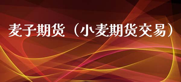 麦子期货（小麦期货交易）
