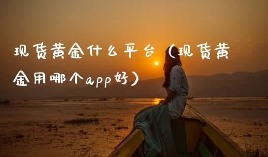 现货黄金什么平台（现货黄金用哪个app好）