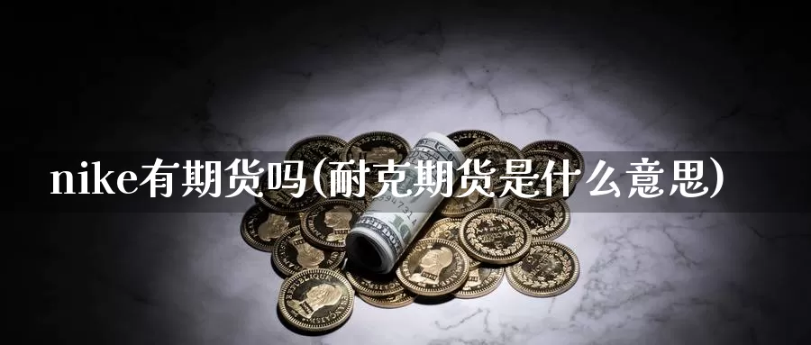nike有期货吗(耐克期货是什么意思)