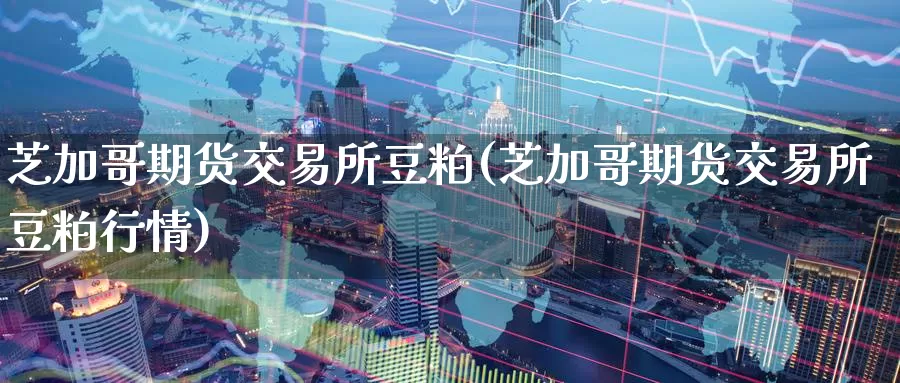 芝加哥期货交易所豆粕(芝加哥期货交易所豆粕行情)