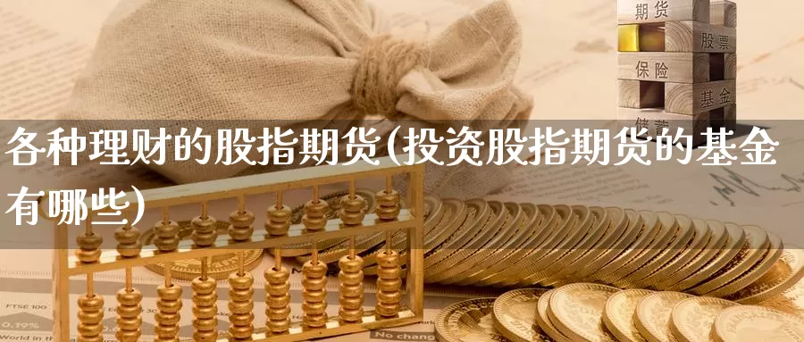 各种理财的股指期货(投资股指期货的基金有哪些)