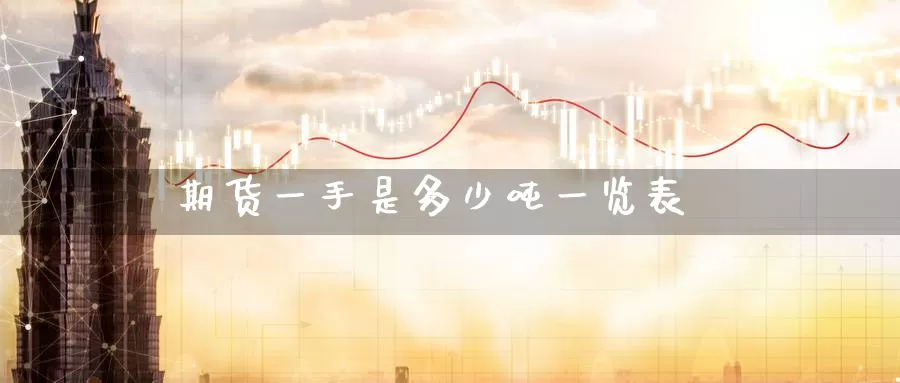 期货一手是多少吨一览表