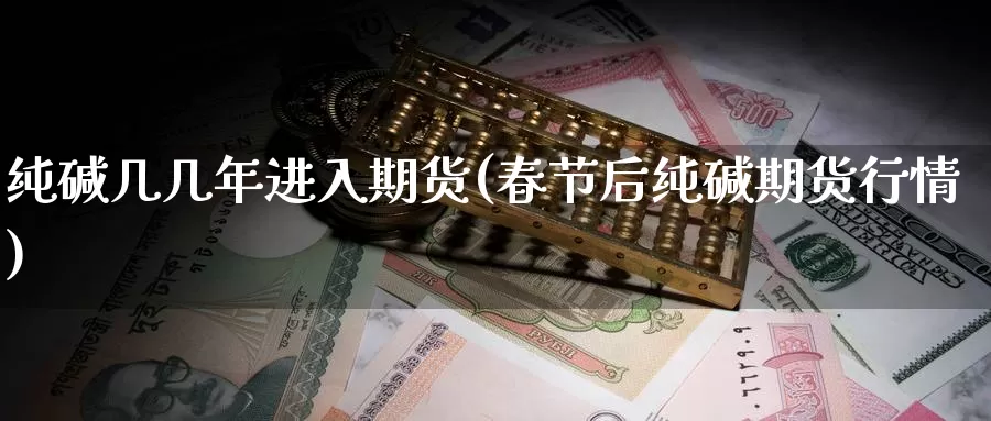 纯碱几几年进入期货(春节后纯碱期货行情)