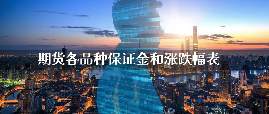 期货各品种保证金和涨跌幅表