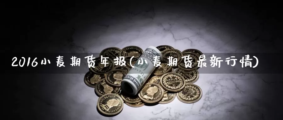 2016小麦期货年报(小麦期货最新行情)
