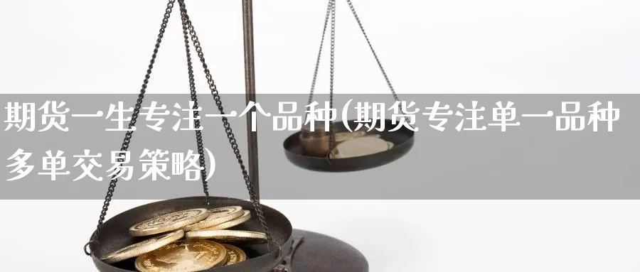 期货一生专注一个品种(期货专注单一品种多单交易策略)