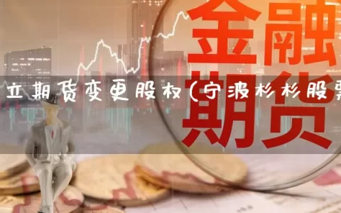 宁波杉立期货变更股权(宁波杉杉股票行情)