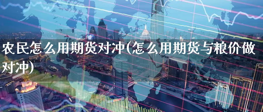 农民怎么用期货对冲(怎么用期货与粮价做对冲)