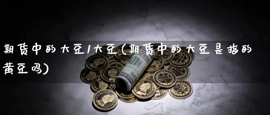 期货中的大豆1大豆(期货中的大豆是指的黄豆吗)