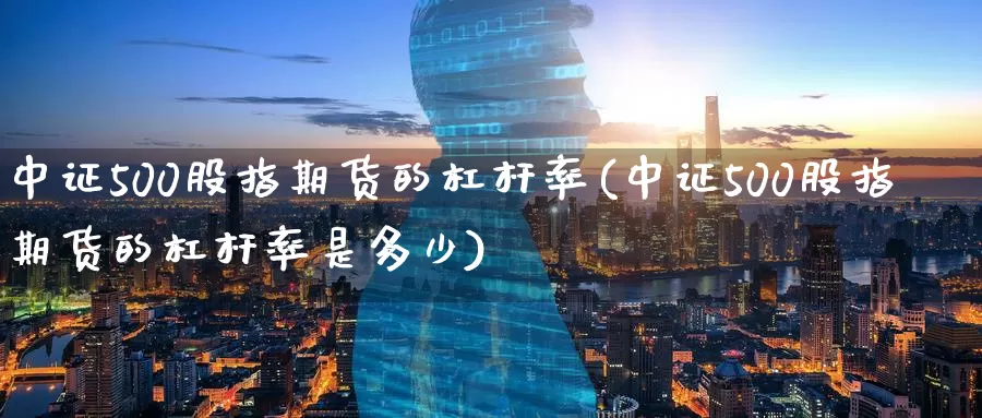 中证500股指期货的杠杆率(中证500股指期货的杠杆率是多少)