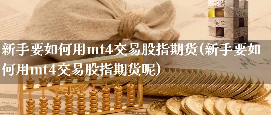 新手要如何用mt4交易股指期货(新手要如何用mt4交易股指期货呢)