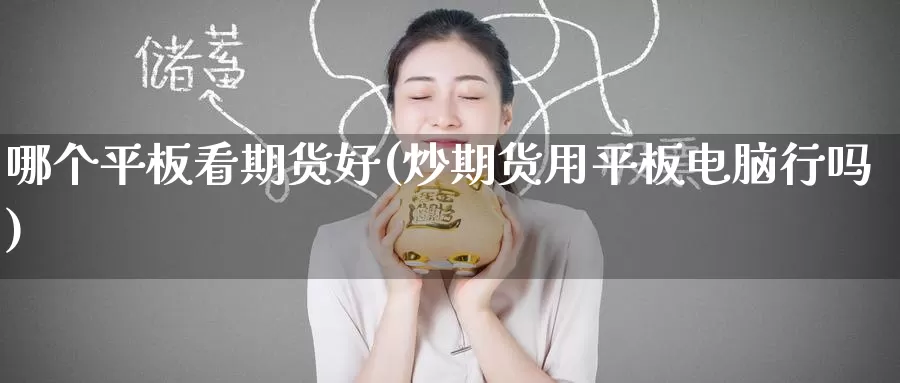 哪个平板看期货好(炒期货用平板电脑行吗)