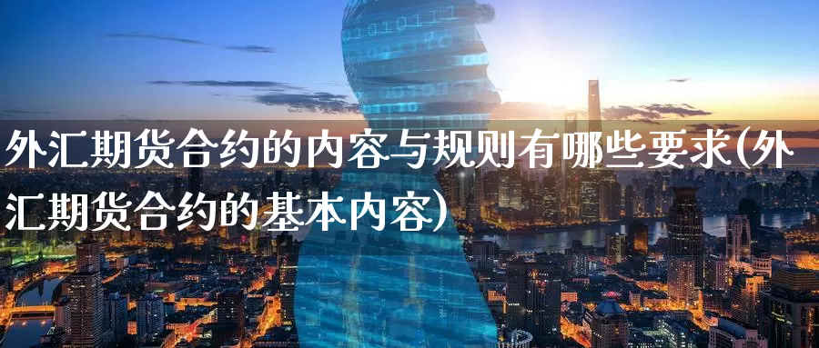 外汇期货合约的内容与规则有哪些要求(外汇期货合约的基本内容)