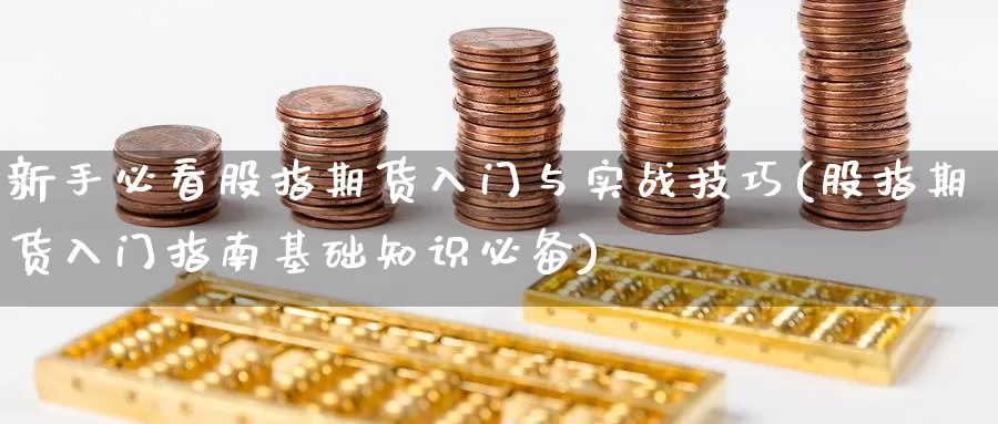 新手必看股指期货入门与实战技巧(股指期货入门指南基础知识必备)
