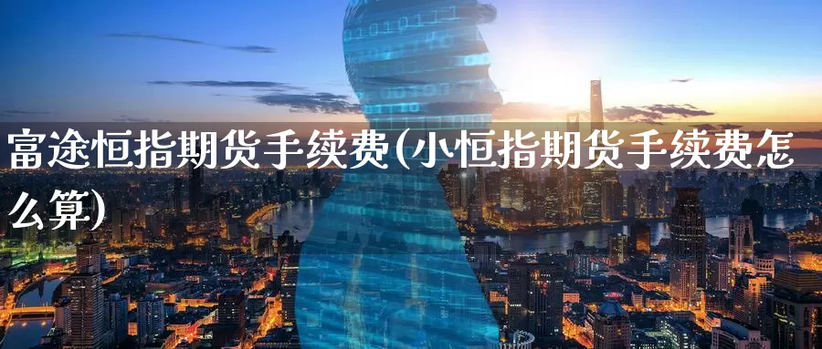 富途恒指期货手续费(小恒指期货手续费怎么算)