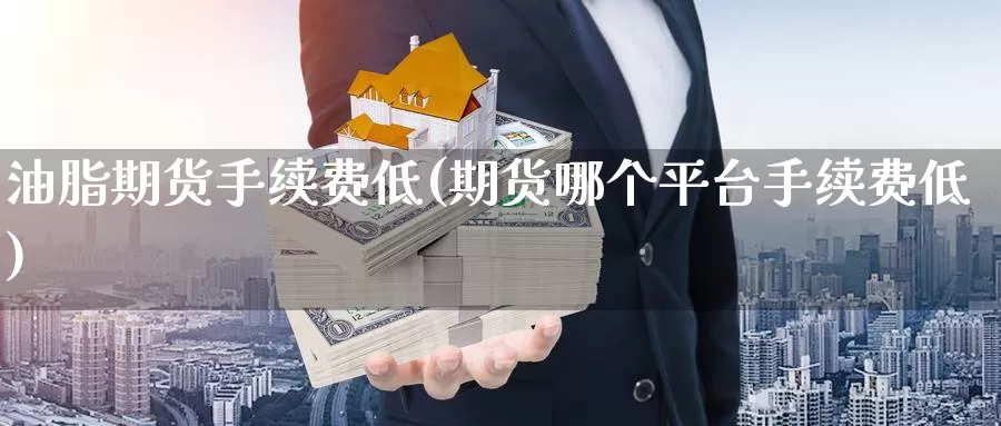 油脂期货手续费低(期货哪个平台手续费低)