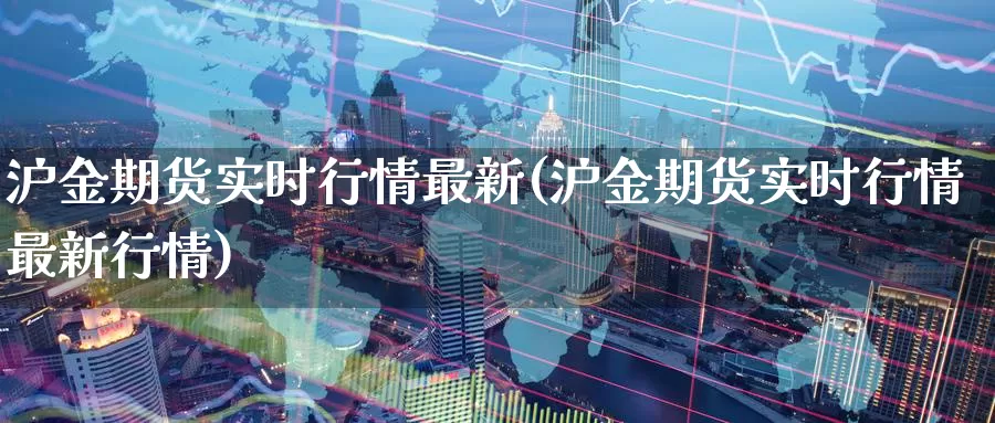 沪金期货实时行情最新(沪金期货实时行情最新行情)
