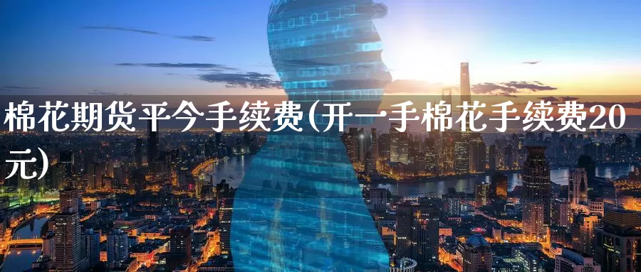 棉花期货平今手续费(开一手棉花手续费20元)