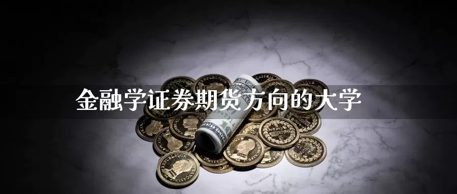金融学证券期货方向的大学