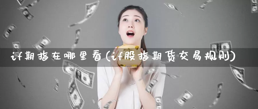 if期指在哪里看(if股指期货交易规则)