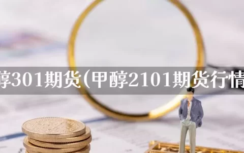 甲醇301期货(甲醇2101期货行情)