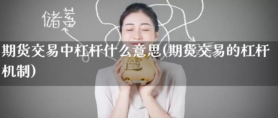 期货交易中杠杆什么意思(期货交易的杠杆机制)