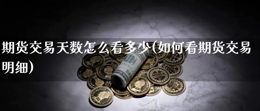 期货交易天数怎么看多少(如何看期货交易明细)