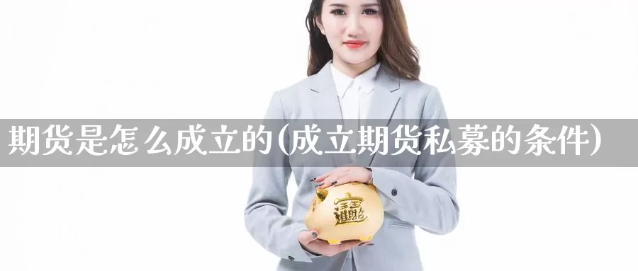 期货是怎么成立的(成立期货私募的条件)