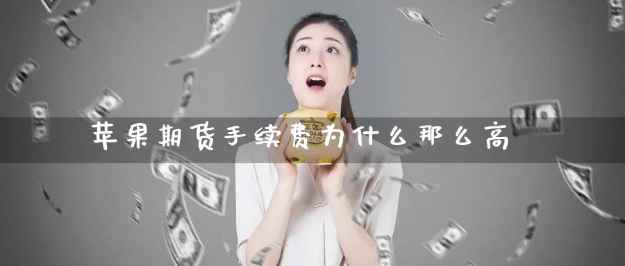 苹果期货手续费为什么那么高