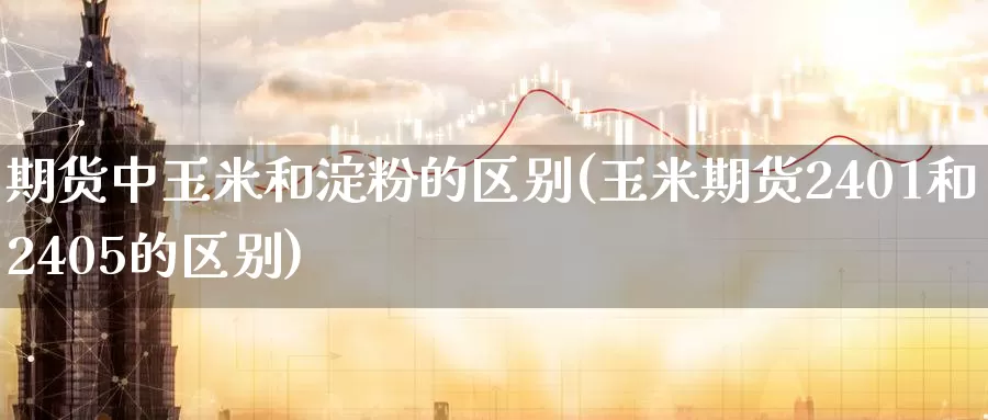 期货中玉米和淀粉的区别(玉米期货2401和2405的区别)