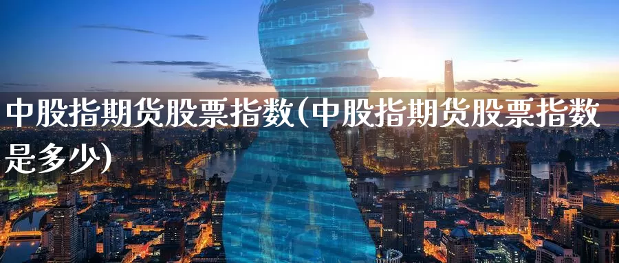 中股指期货股票指数(中股指期货股票指数是多少)