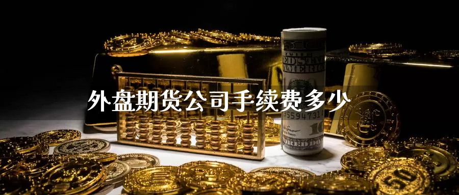 外盘期货公司手续费多少