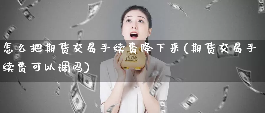 怎么把期货交易手续费降下来(期货交易手续费可以调吗)