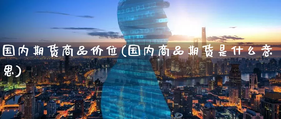 国内期货商品价位(国内商品期货是什么意思)