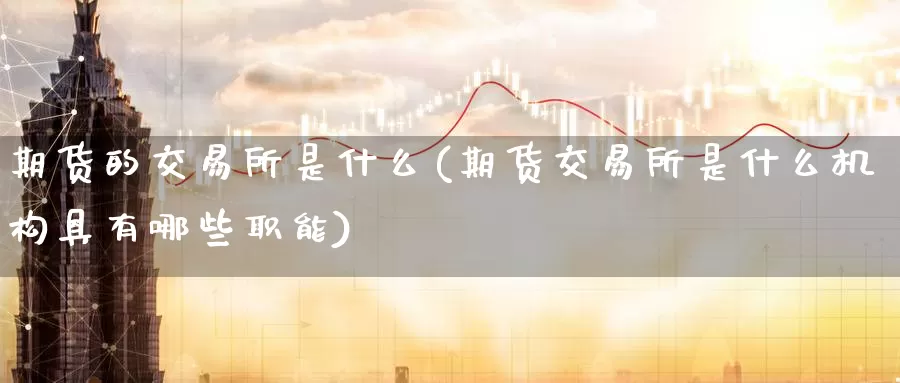 期货的交易所是什么(期货交易所是什么机构具有哪些职能)