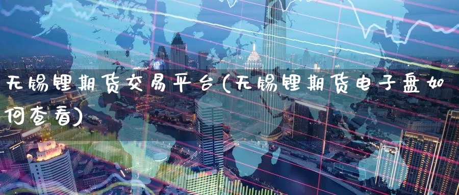 无锡锂期货交易平台(无锡锂期货电子盘如何查看)