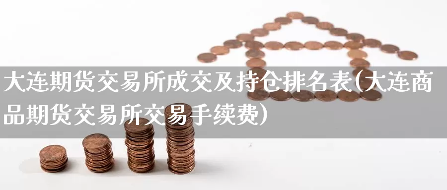 大连期货交易所成交及持仓排名表(大连商品期货交易所交易手续费)