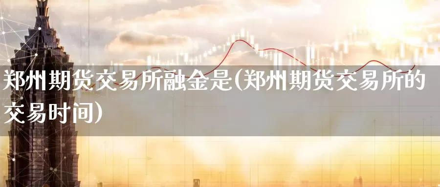 郑州期货交易所融金是(郑州期货交易所的交易时间)