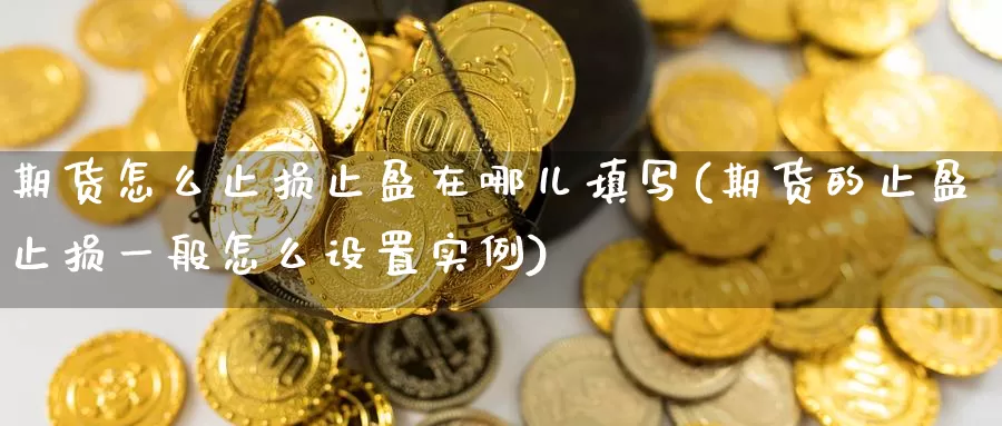 期货怎么止损止盈在哪儿填写(期货的止盈止损一般怎么设置实例)