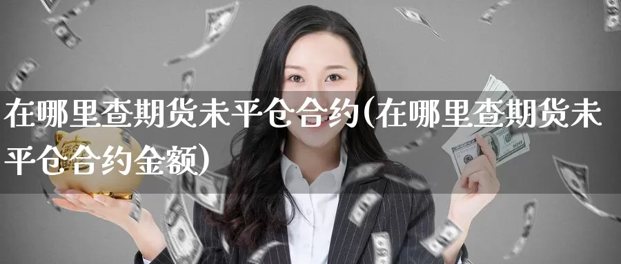 在哪里查期货未平仓合约(在哪里查期货未平仓合约金额)