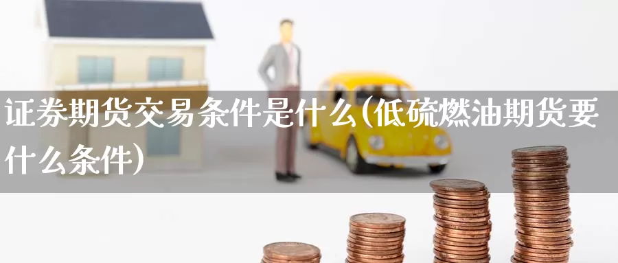 证券期货交易条件是什么(低硫燃油期货要什么条件)