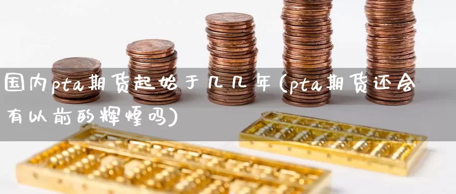 国内pta期货起始于几几年(pta期货还会有以前的辉煌吗)