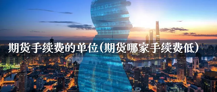 期货手续费的单位(期货哪家手续费低)