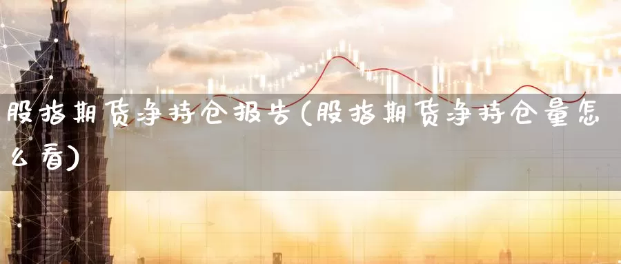 股指期货净持仓报告(股指期货净持仓量怎么看)