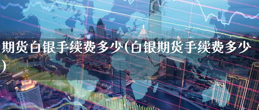 期货白银手续费多少(白银期货手续费多少)