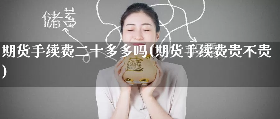 期货手续费二十多多吗(期货手续费贵不贵)