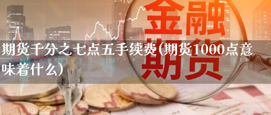 期货千分之七点五手续费(期货1000点意味着什么)