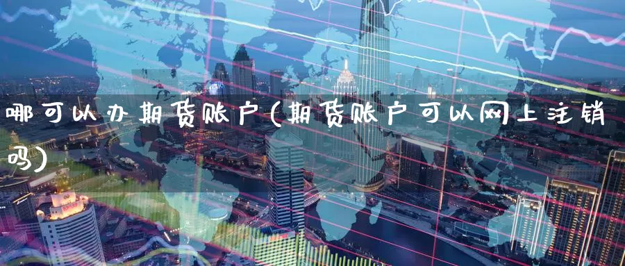 哪可以办期货账户(期货账户可以网上注销吗)